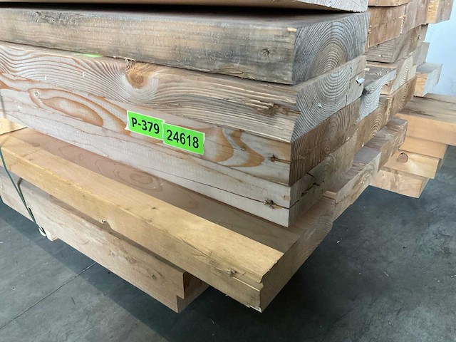 Gebruikte vuren balk geschaafd 600x27x7 cm (16x) - afbeelding 4 van  8