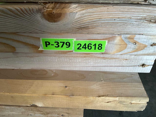 Gebruikte vuren balk geschaafd 600x27x7 cm (16x) - afbeelding 8 van  8