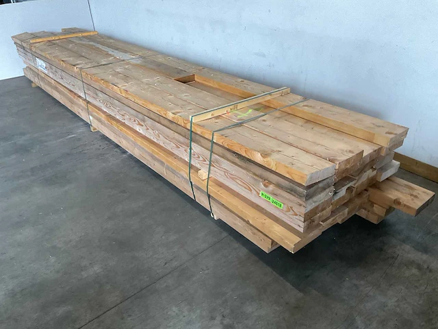 Gebruikte vuren balk geschaafd 600x27x7 cm (16x) - afbeelding 3 van  8