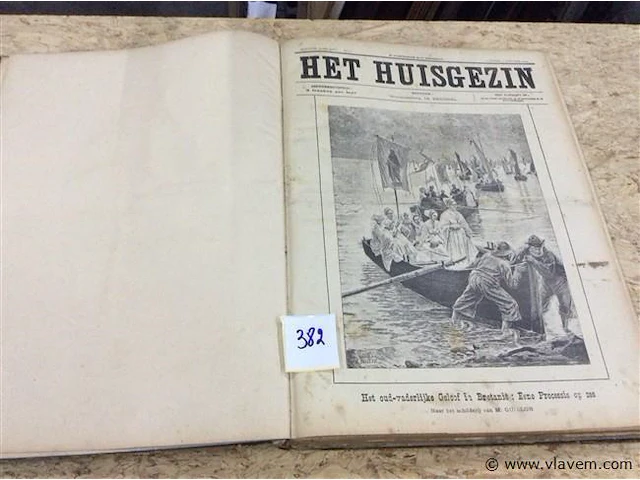 Gebundelde magazines " het huisgezin " 1904. - afbeelding 1 van  4