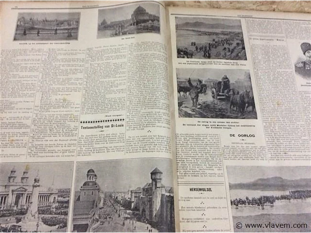 Gebundelde magazines " het huisgezin " 1904. - afbeelding 4 van  4
