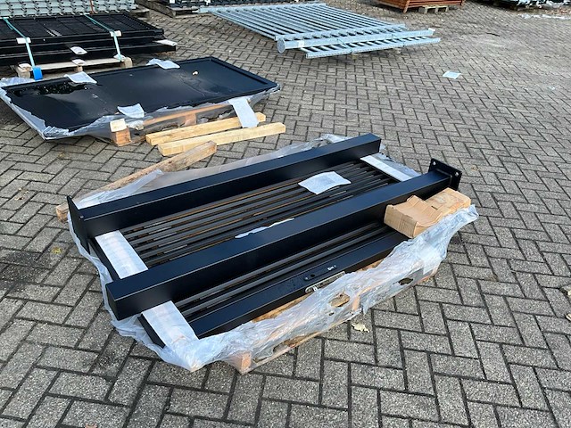 Gecoat poortdeur (2x) - afbeelding 2 van  7