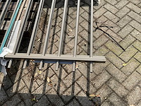 Gecoat spijlenhekwerk (2x) - afbeelding 2 van  2