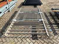 Gecoat spijlenhekwerk (2x) - afbeelding 2 van  4