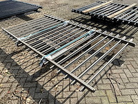 Gecoat spijlenhekwerk (2x) - afbeelding 3 van  4
