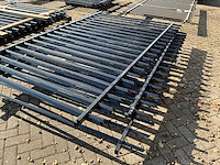 Gecoat spijlenhekwerk (3x) - afbeelding 4 van  6