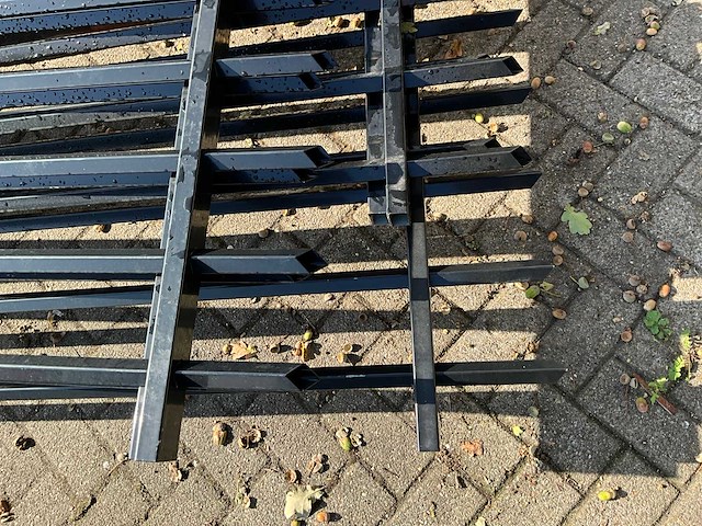 Gecoat spijlenhekwerk (3x) - afbeelding 5 van  6