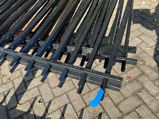 Gecoat spijlenhekwerk (3x) - afbeelding 4 van  4