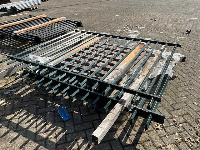 Gecoat spijlenhekwerk (3x) - afbeelding 4 van  4