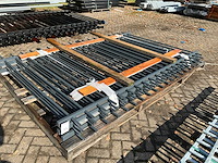 Gecoat spijlenhekwerk (4x) - afbeelding 1 van  4