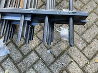Gecoat spijlenhekwerk (4x) - afbeelding 3 van  4
