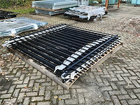 Gecoat spijlenhekwerk (5x) - afbeelding 1 van  5