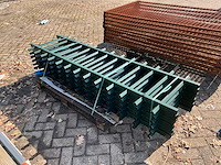 Gecoat spijlenhekwerk (6x) - afbeelding 3 van  4