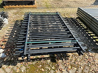 Gecoat spijlenhekwerk (6x) - afbeelding 1 van  2