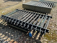 Gecoat spijlenhekwerk (6x) - afbeelding 2 van  2