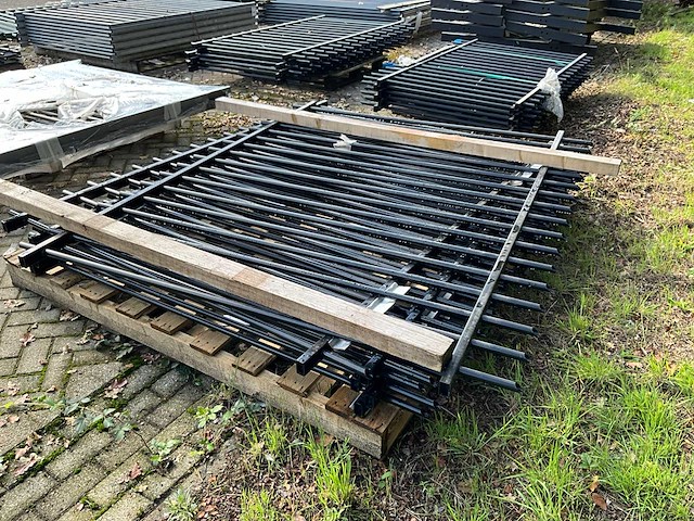 Gecoat spijlenhekwerk (6x) - afbeelding 4 van  5
