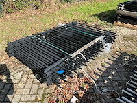 Gecoat spijlenhekwerk (6x) - afbeelding 1 van  5