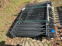 Gecoat spijlenhekwerk (6x) - afbeelding 2 van  5