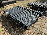 Gecoat spijlenhekwerk (6x) - afbeelding 3 van  5
