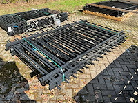 Gecoat spijlenhekwerk (6x) - afbeelding 1 van  4