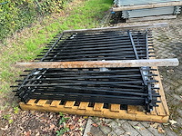 Gecoat spijlenhekwerk (6x) - afbeelding 1 van  3