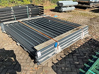 Gecoat spijlenhekwerk (8x) - afbeelding 1 van  6