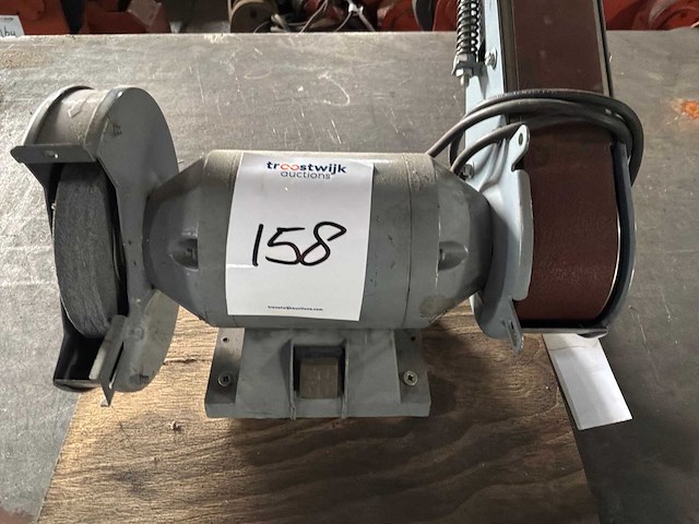 Gecombineerde slijpsteen-/en bandslijpmachine - afbeelding 2 van  2