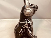 Gedecoreerd kikker sculptuur - afbeelding 4 van  5