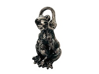 Gedecoreerd kikker sculptuur - afbeelding 3 van  4