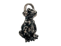 Gedecoreerd kikker sculptuur - afbeelding 4 van  4