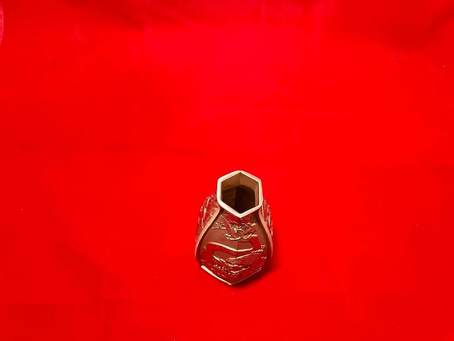 Gedecoreerd saké jug - royal selangor - afbeelding 4 van  5