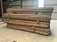 Gedemonteerde loods / schuur 36 x 12 m – verzinkte staalconstructie met houten gordingen - afbeelding 3 van  24