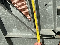 Gedemonteerde loods / schuur 36 x 12 m – verzinkte staalconstructie met houten gordingen - afbeelding 13 van  24
