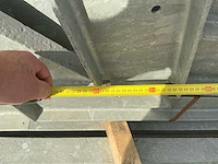 Gedemonteerde loods / schuur 36 x 12 m – verzinkte staalconstructie met houten gordingen - afbeelding 6 van  24