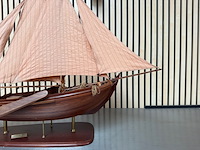 Gedetailleerd houten scheepsmodel botter 1912 - afbeelding 3 van  8