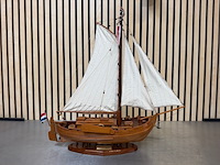 Gedetailleerd houten scheepsmodel neeltje jacoba lengte 60 cm - afbeelding 1 van  9