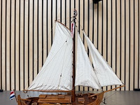 Gedetailleerd houten scheepsmodel neeltje jacoba lengte 60 cm - afbeelding 2 van  9