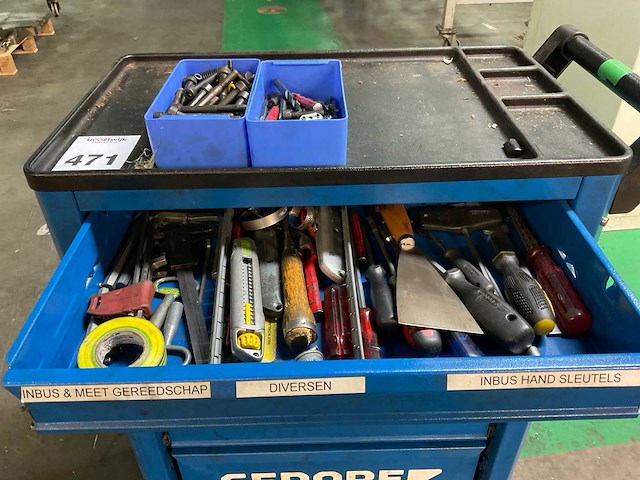 Gedoe gereedschapskar - afbeelding 10 van  12
