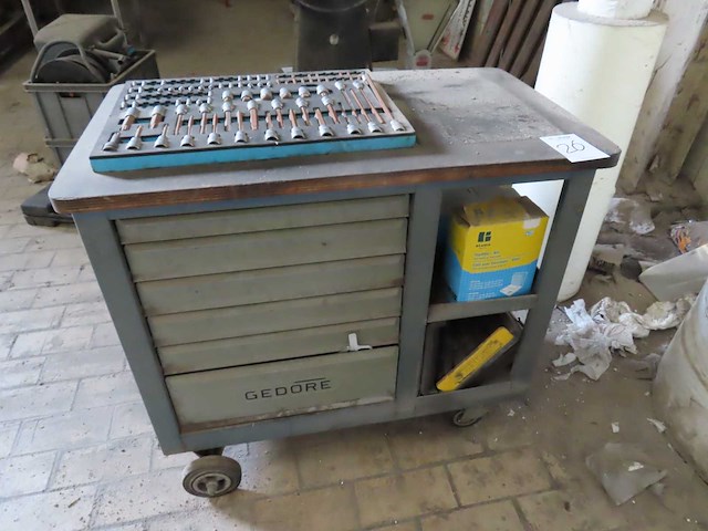 Gedore - gereedschapswagen - afbeelding 1 van  9