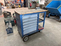 Gedore 1502 gereedschapswagen met inhoud