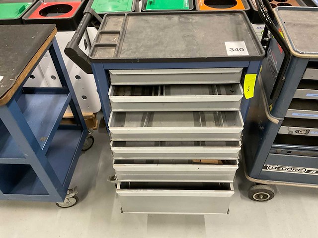 Gedore 1578 gereedschapswagen - afbeelding 3 van  3