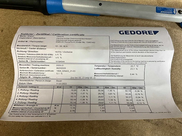 Gedore 4549-05 torcofix k momentsleutel - afbeelding 5 van  5