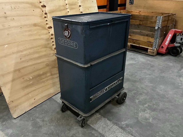 Gedore adjudant 1580 5-lades mobiele gereedschapskast - afbeelding 1 van  7