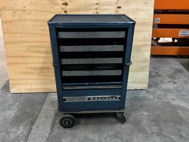Gedore adjudant 1580 5-lades mobiele gereedschapskast - afbeelding 4 van  7