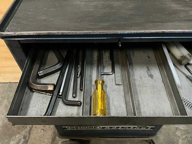 Gedore adjudant 1580 5-lades mobiele gereedschapskast - afbeelding 5 van  7
