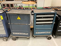 Gedore adjutant 1580 gereedschapswagen (2x) - afbeelding 1 van  4