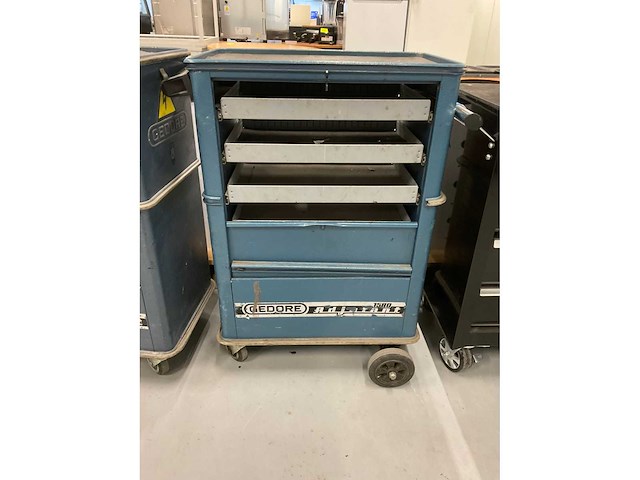 Gedore adjutant 1580 gereedschapswagen (2x) - afbeelding 2 van  4