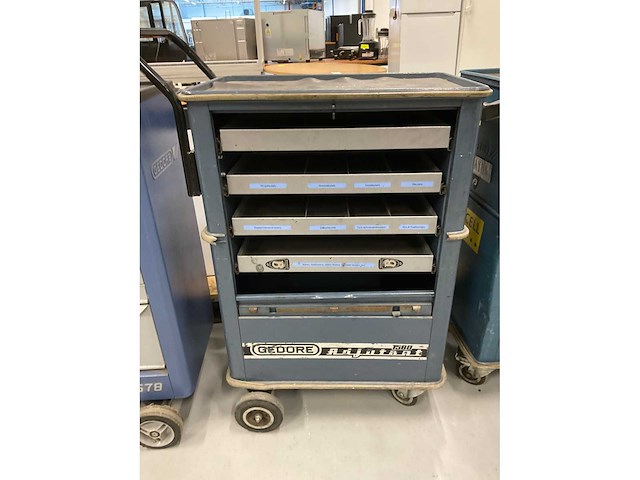 Gedore adjutant 1580 gereedschapswagen (2x) - afbeelding 4 van  4
