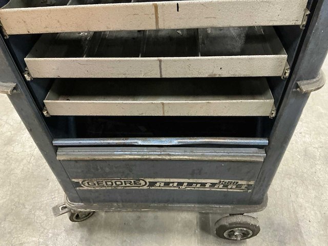 Gedore adjutant 1580 gereedschapswagen - afbeelding 3 van  3