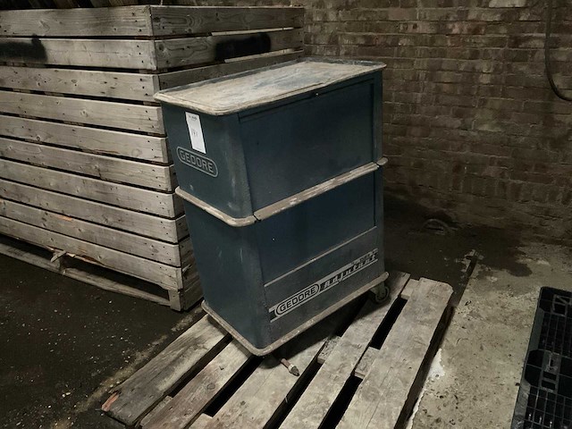 Gedore adjutant 1580 gereedschapswagen - afbeelding 1 van  4